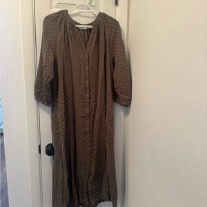 Neuflora Green Gingham Midi